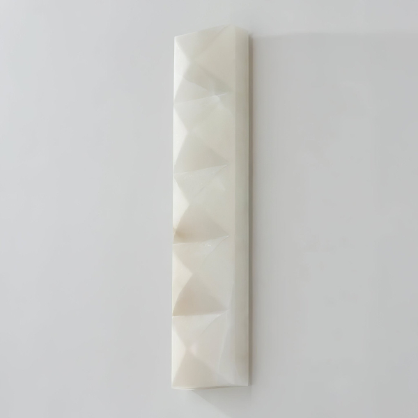 Настінний світильник Prism Alabaster — бра, колір білий, з матеріалу метал, алебастр, стиль модерн