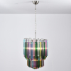 Кольорова люстра Prismatic Murano — люстри дизайнерські, з матеріалу  метал, скло, стиль модерн