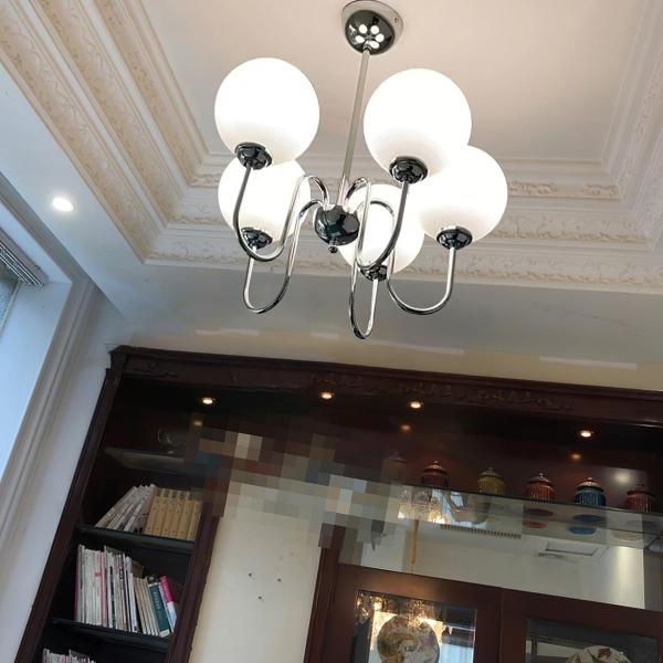Люстра Progress Lighting Carisa — люстри дизайнерські, колір хром, з матеріалу метал, залізо, стиль модерн