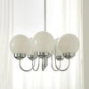 Люстра Progress Lighting Carisa — люстри дизайнерські, колір хром, з матеріалу метал, залізо, стиль модерн