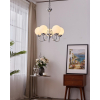 Люстра Progress Lighting Carisa — люстри дизайнерські, колір хром, з матеріалу метал, залізо, стиль модерн