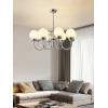 Люстра Progress Lighting Carisa — люстри дизайнерські, колір хром, з матеріалу метал, залізо, стиль модерн