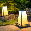 Уличный фонарь на солнечных батареях Roam Lantern — настольная лампа, цвет черный і белый, из материала нержавіюча сталь, акрил, стиль модерн