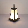 Уличный фонарь на солнечных батареях Roam Lantern — настольная лампа, цвет черный і белый, из материала нержавіюча сталь, акрил, стиль модерн