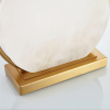 Настільна лампа Roma White Alabaster — колір золото і білий, стиль модерн