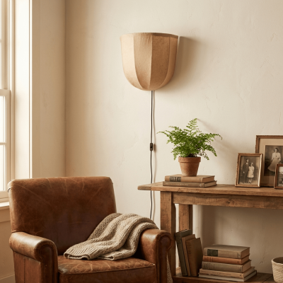 Настінний світильник Sienna Linen з вилкою