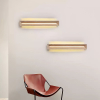 Настенный светильник Solace Travertine Beam — бра, цвет желтый, из материала жовтий травертин, метал, стиль модерн