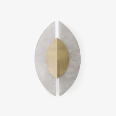 Настінний світильник Solari Alabaster Leaf Sconce