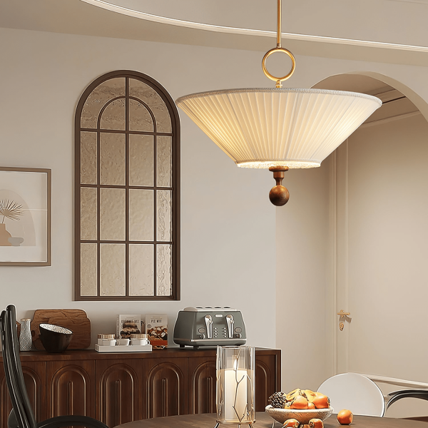Плісирований підвісний світильник Solaria