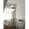 Підвісний світильник Symphoni — колір білий, з матеріалу метал, залізо, стиль модерн