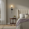Бра Tracie Classic Alabaster — цвет медь і черный, из материала  метал, алебастр, стиль модерн