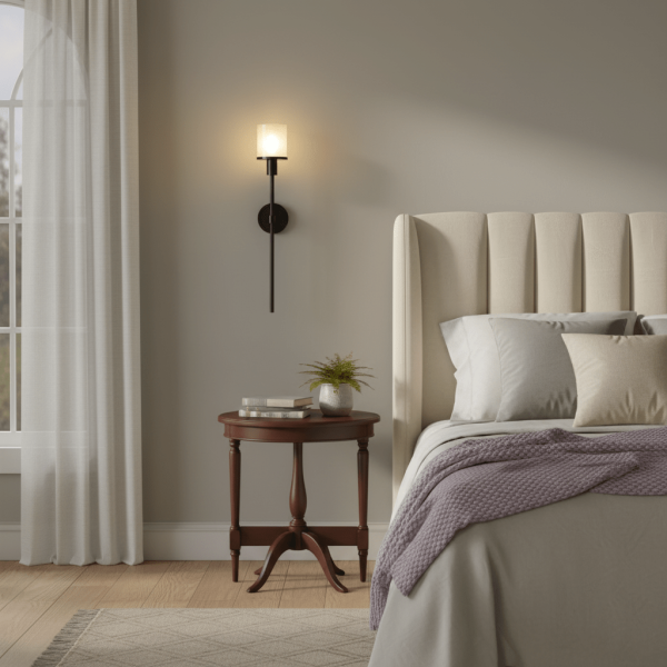 Бра Tracie Classic Alabaster — цвет медь і черный, из материала  метал, алебастр, стиль модерн
