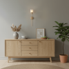 Бра Tracie Classic Alabaster — цвет медь і черный, из материала  метал, алебастр, стиль модерн