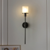 Бра Tracie Classic Alabaster — цвет медь і черный, из материала  метал, алебастр, стиль модерн