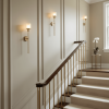 Бра Tracie Classic Alabaster — цвет медь і черный, из материала  метал, алебастр, стиль модерн