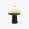 Настольная лампа Verdura Dome Small — цвет зеленый і белый, из материала  метал, мармур, стиль модерн
