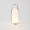 Настольная лампа Vintara Lantern — цвет хром і белый, из материала метал, скло, стиль модерн