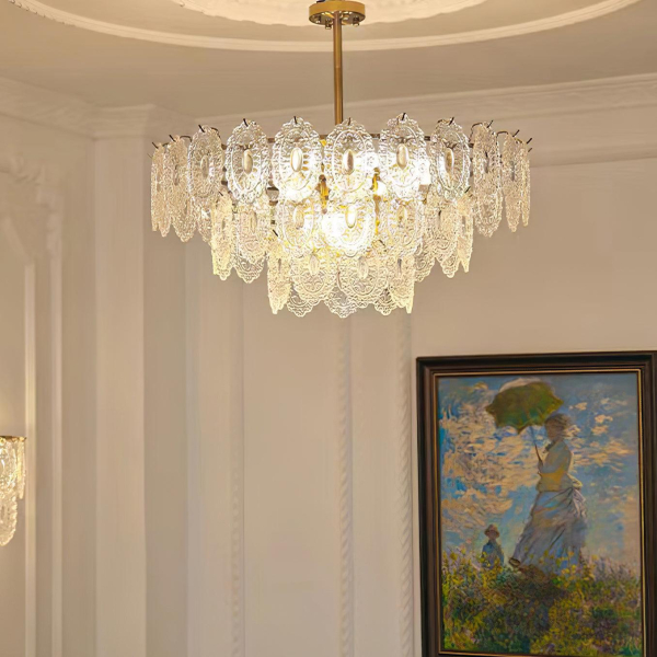 Скляна люстра 