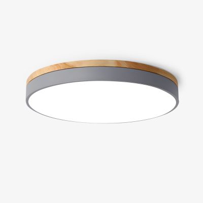 Стельовий світильник Zara Circular Wood