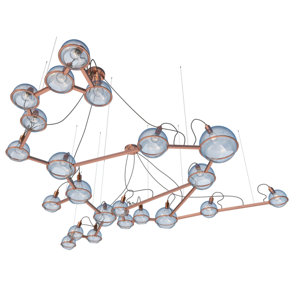Люстра “Ophiuchus” (Сузір’я Змієносець), арт. 20931 Мідний