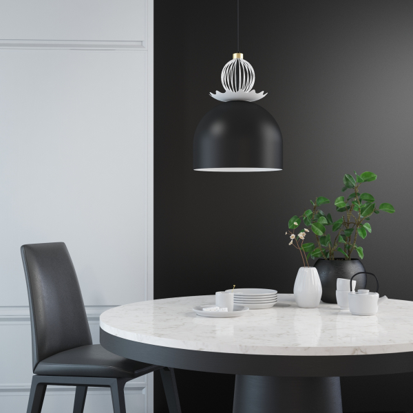 Подвесной светильник в стиле модерн Люстра Mistress by Levantin design, арт. 6124 Белый Pikart в ванную, гостиную