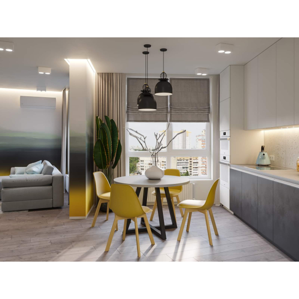 Подвесной светильник в стиле модерн Люстра Mistress by Levantin design, арт. 6124 Белый Pikart в ванную, гостиную