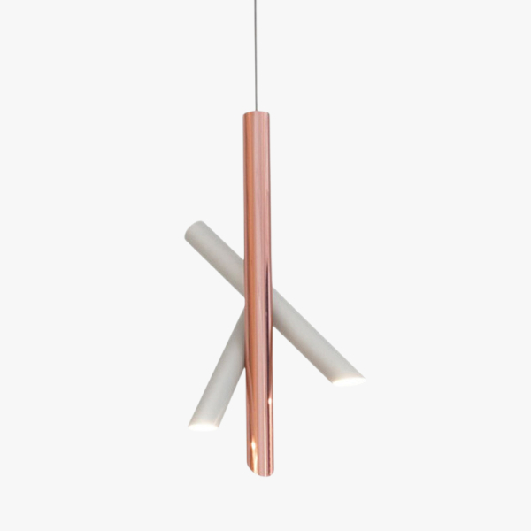 Подвесной светильник TUBES розовый