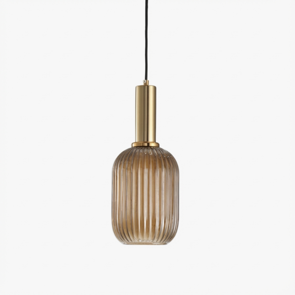 Світильник підвісний IRIX C бурштиновий А