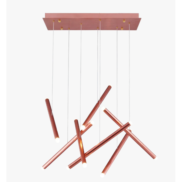 Подвесной светодиодный светильник GRAVITA с 7 лампами, розовый