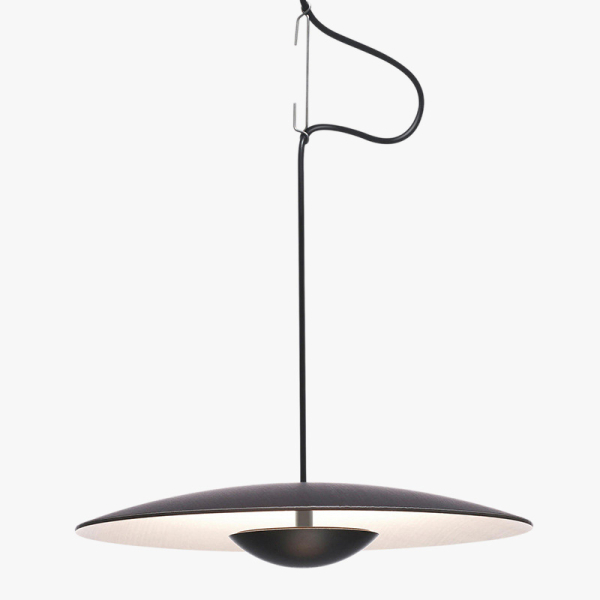 Подвесной светильник PLATE 60см черный