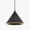 Світильник підвісний світлодіодний CONTOUR чорний 25см