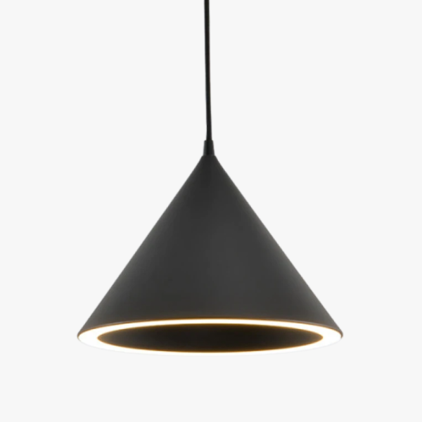 Світильник підвісний світлодіодний CONTOUR чорний 25см