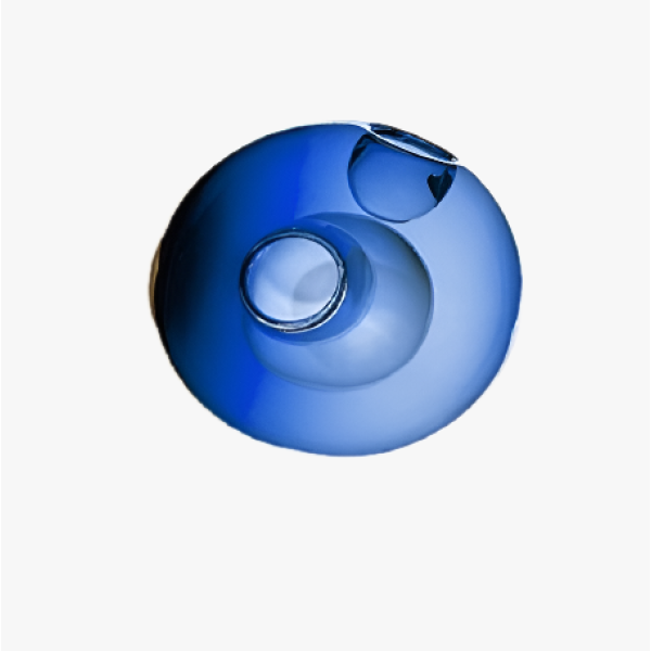 Бра Glass Paradox Скло Колір Королівський Синій