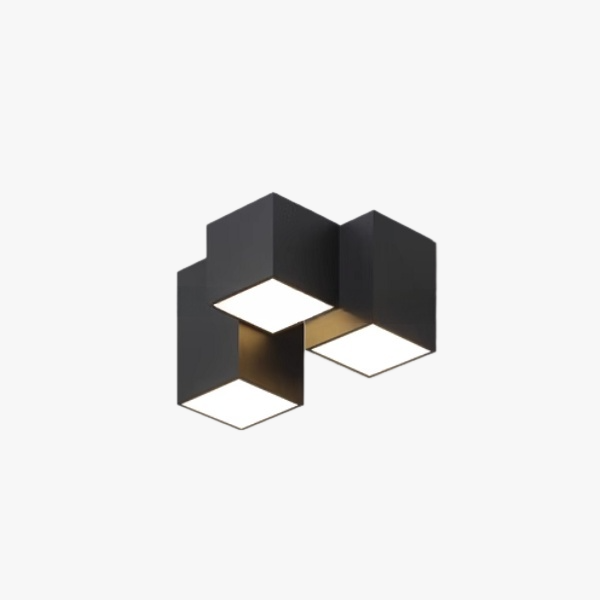 Потолочный светильник Silk Crown 3 плафон Черный