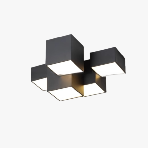 Потолочный светильник Silk Crown 5 плафон Черный