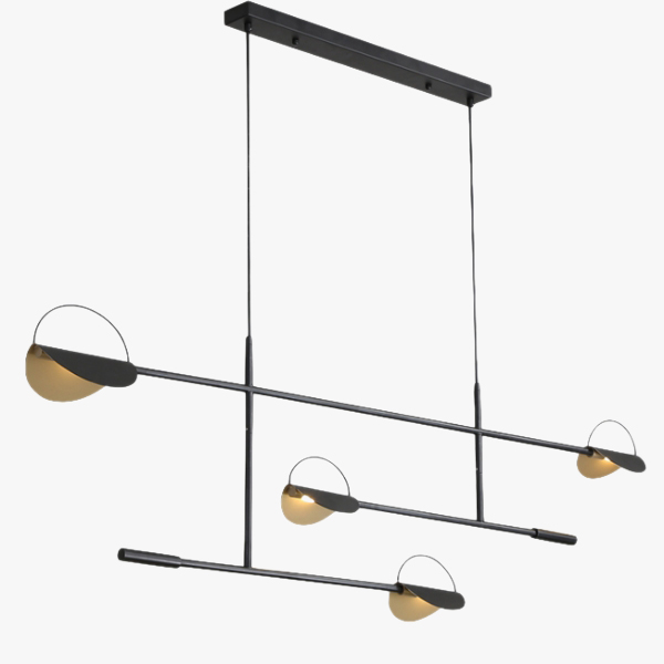 LEAVES L чорний лінійний світильник