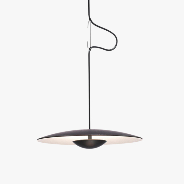 Подвесной светильник PLATE 35см черный