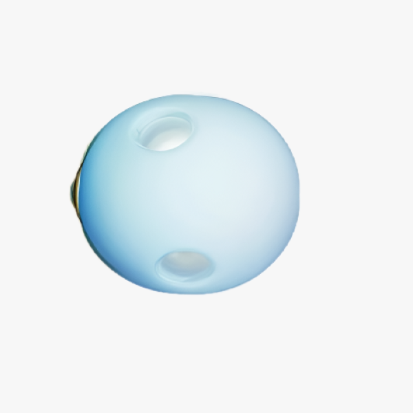 Бра Glass Paradox Білок Синє скло