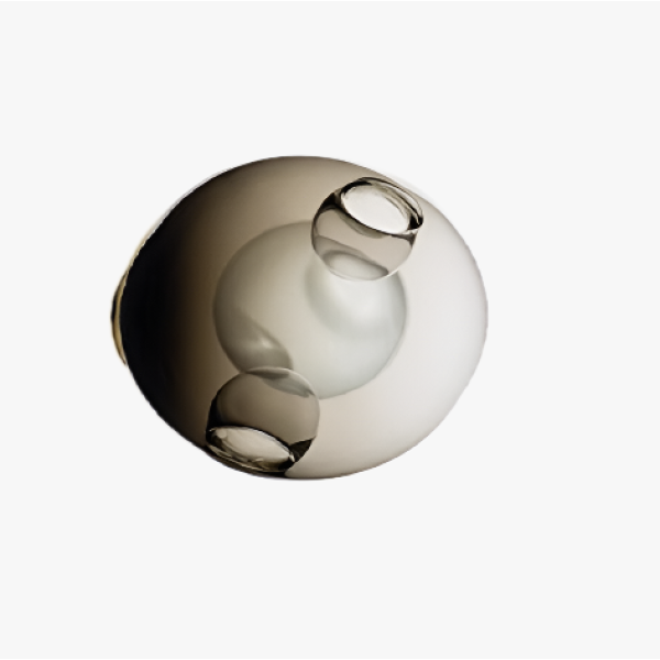 Бра Glass Paradox Градієнтне Сірий скло