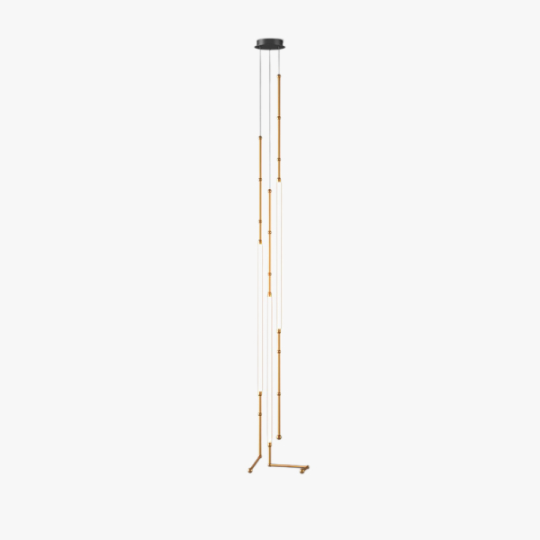 Підвісний світильник ALRIK Колір золото. Тепле світло