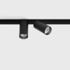 IN_LINE TUB S A 60 X2, D30mm, H60mm, L211mm, LED 2x4.5W, 3000К, черный (06.2301.14.930.BK)