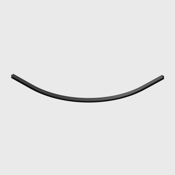 Накладної радіальний кут PICO_LINE ARC S, R300mm, 400x400mm, H15mm, чорний (16.SC30.BK)