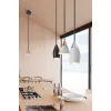 Подвесной светильник в стиле хай-тек TENTOR LAMPBODY CHROME Azzardo в кухню, спальню в цвете черный, никель/хром