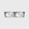 KARDAN 2, L210mm, W108mm, H80mm, LED 2x9W, 4000К, белый/белый (01.6110.26.940.WHW)