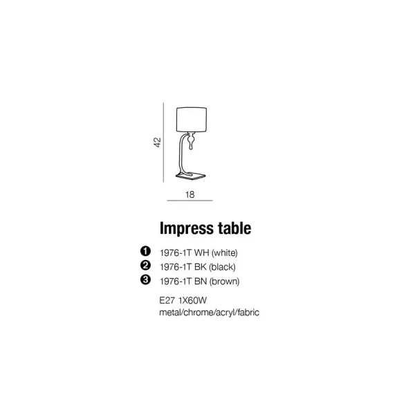 IMPRESS BLACK TABLE