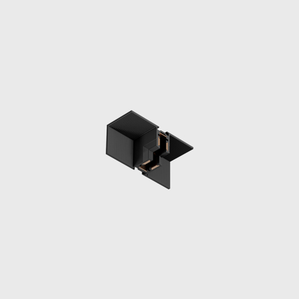 З'єднувач вбудовуваний PICO_LINE CORNER R IN, L50mm, W20mm, H15mm, чорний (16.R90IN.BK)