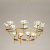 Подвесная люстра LOTOS D80 12 lamps светодиодная  в спальню