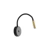 Бра настенное в спальню и гостиную LAGOS BLACK/GOLD 1 USB TK Lighting в стиле хай-тек