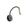 Бра настенное в спальню и гостиную LAGOS BLACK/GOLD 1 USB TK Lighting в стиле хай-тек