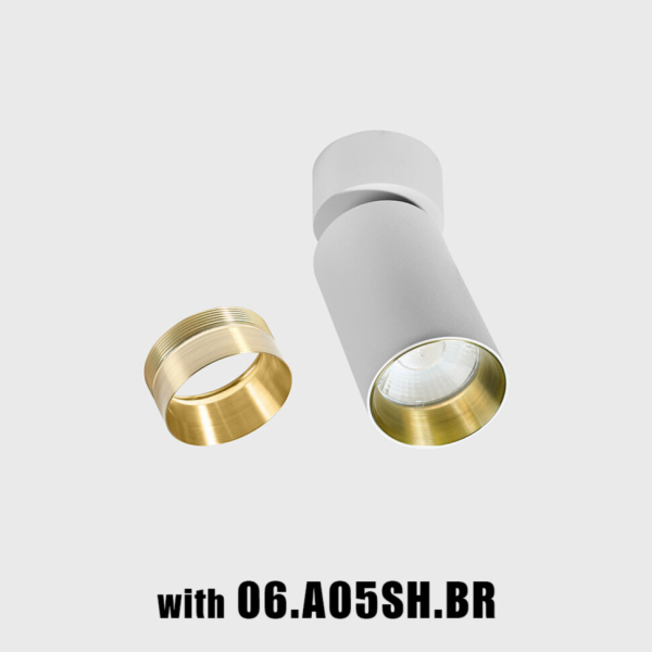 TUB M SA 90, D52mm, H140mm, LED 9W, 4000К, білий (02.0591.9.940.WH)